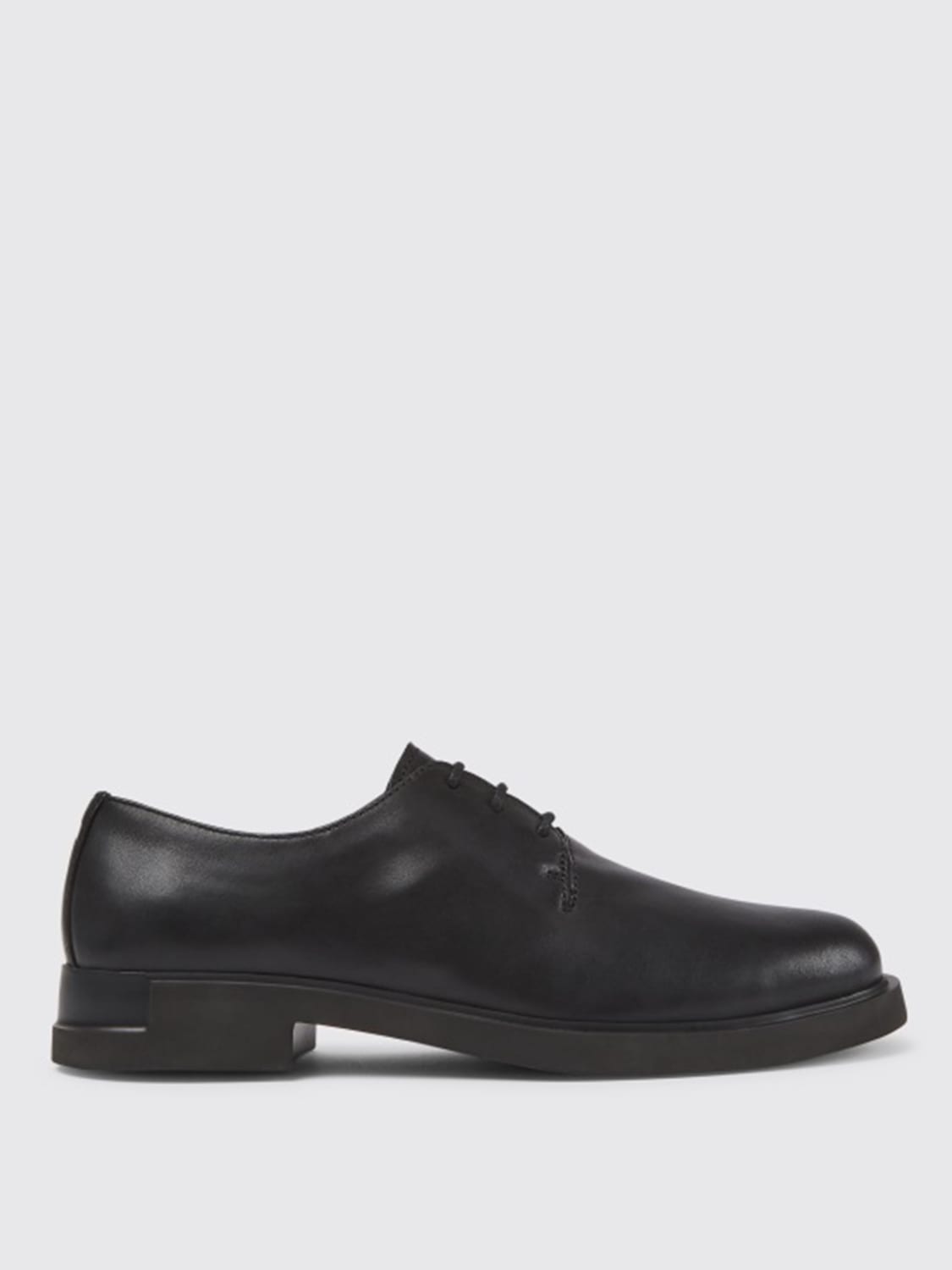 CAMPER OXFORD SHOE: Iman Camper derby shoes in leather, Black - Img 1