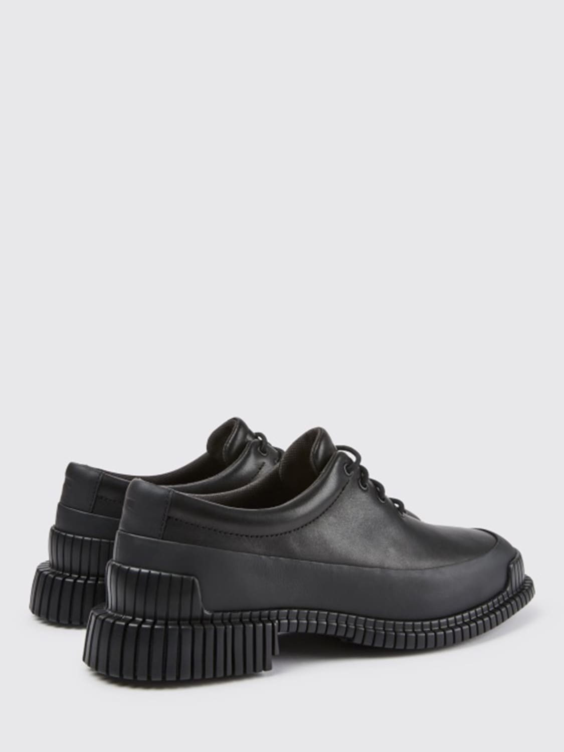CAMPER OXFORD SHOE: Pix Camper lace-up shoe in calfskin, Black - Img 4