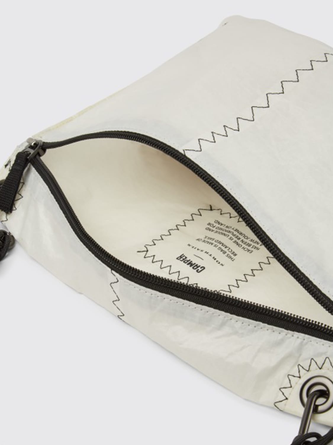 CAMPER BORSA A TRACOLLA: Borsa North Sails x Camper in nylon , Bianco - Img 3