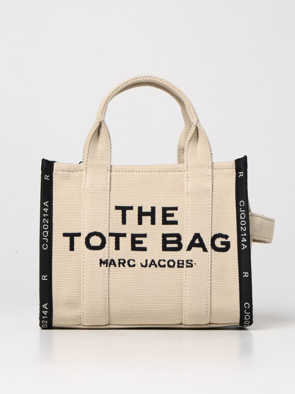 MARC JACOBS: The Tote Bag canvas bag - Beige | Marc Jacobs tote bags ...