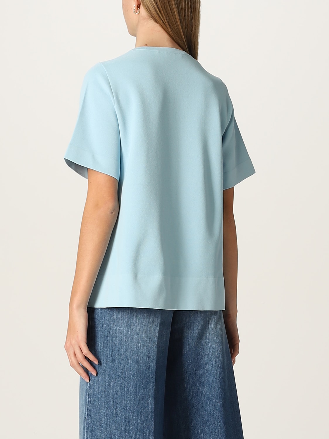 STELLA MCCARTNEY Tシャツ: Tシャツ レディース Stella McCartney, ブルー - Img 2