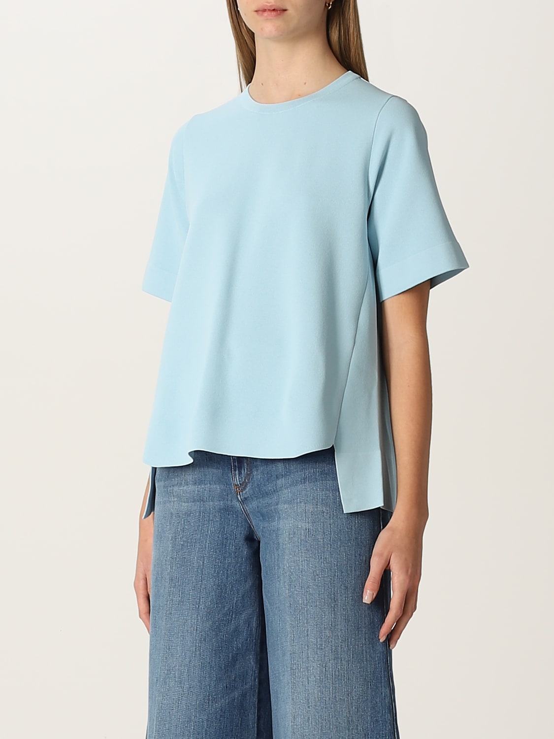 STELLA MCCARTNEY Tシャツ: Tシャツ レディース Stella McCartney, ブルー - Img 3