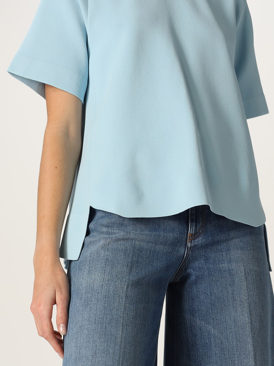 STELLA MCCARTNEY Tシャツ: Tシャツ レディース Stella McCartney, ブルー - Img 4