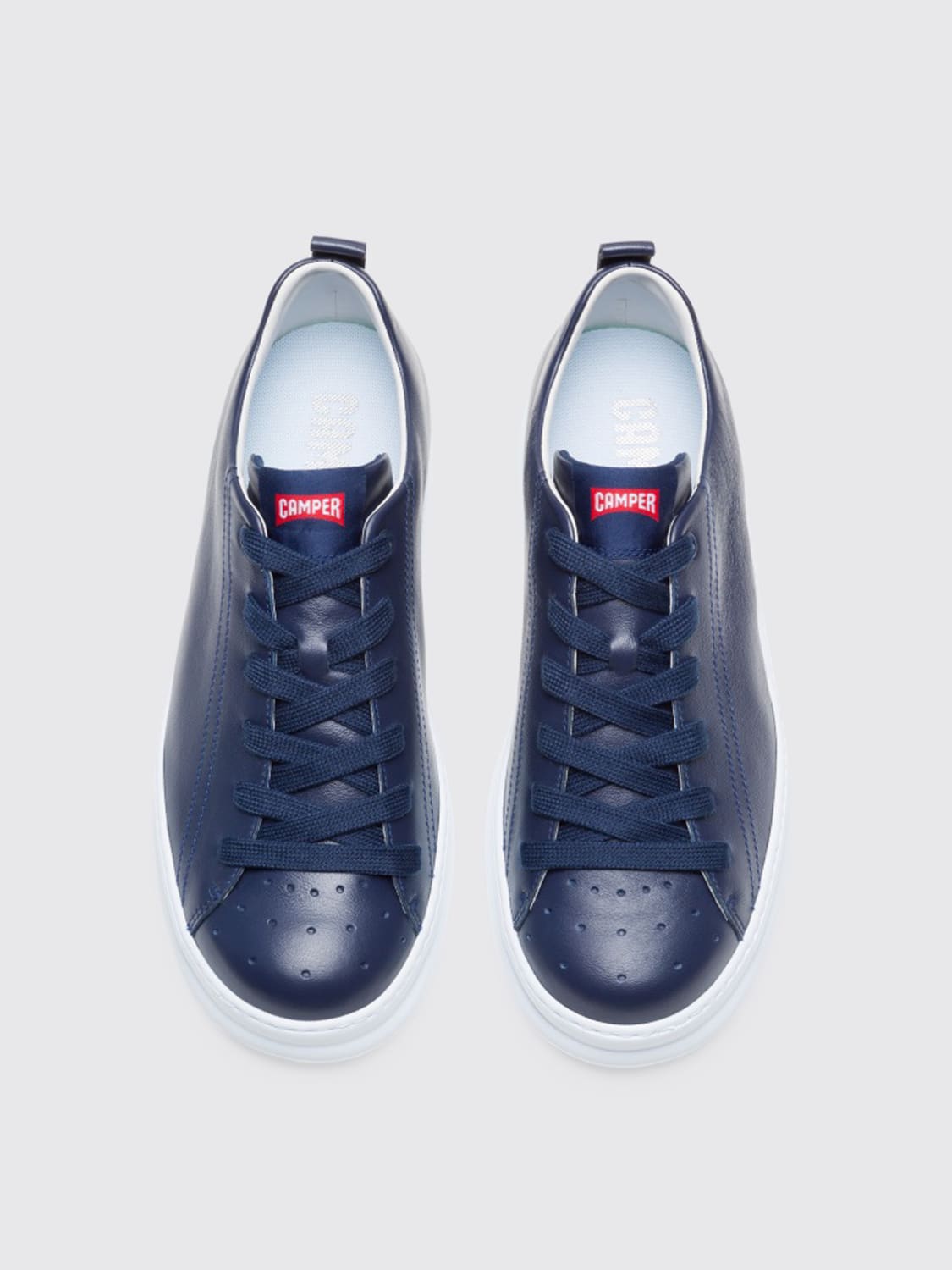 CAMPER SNEAKERS: Sneakers Runner Camper in pelle, Blue - Img 3