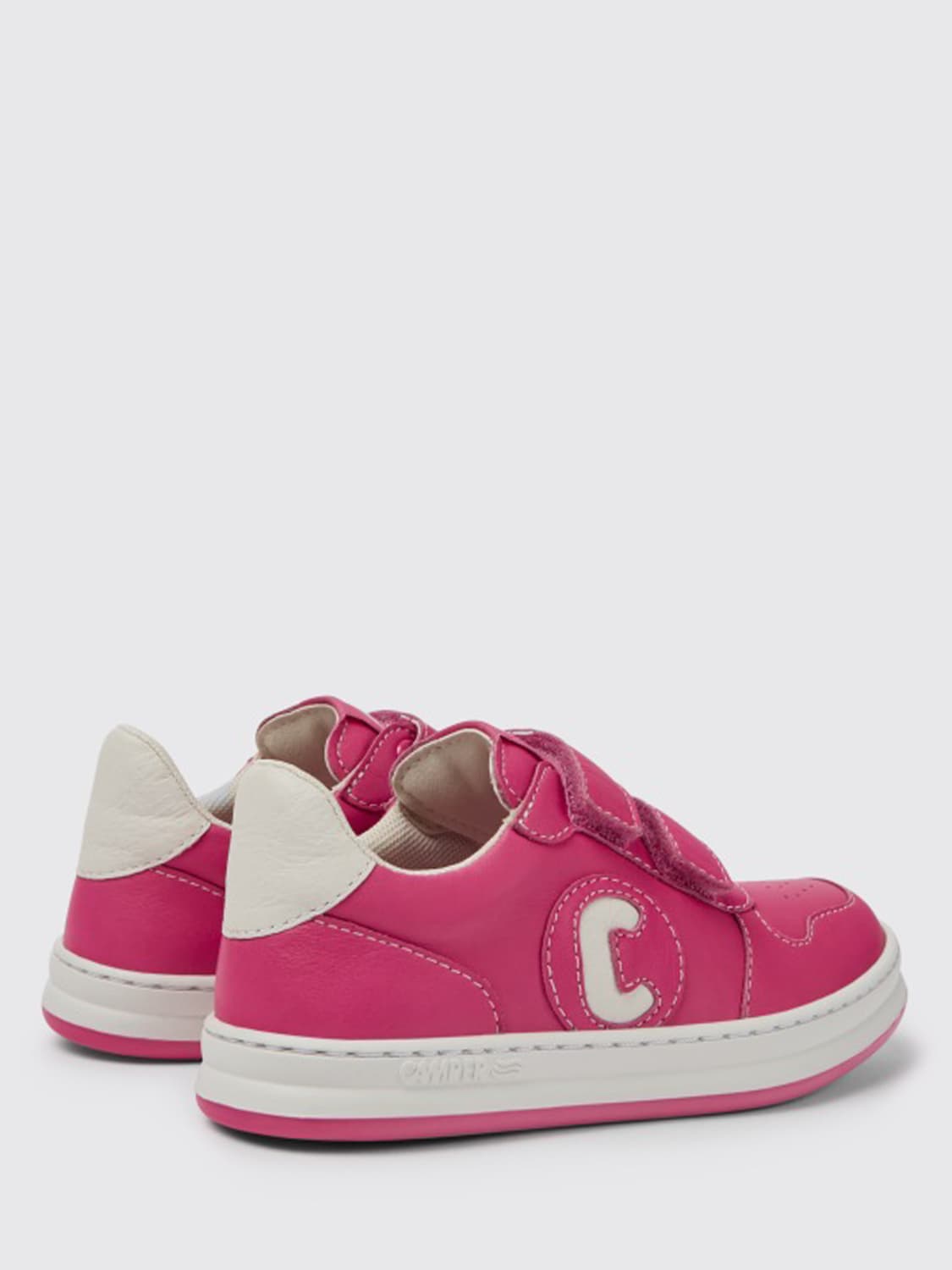 CAMPER SHOES: Runner Camper sneakers in leather, Pink - Img 4