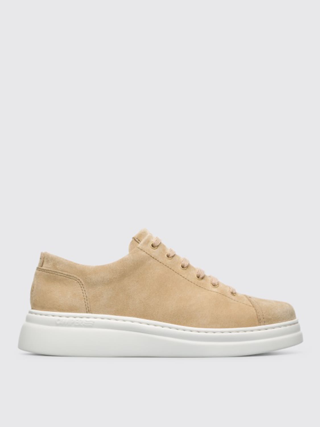 CAMPER SNEAKERS: Runner Up Camper sneakers in nubuck, Beige - Img 1