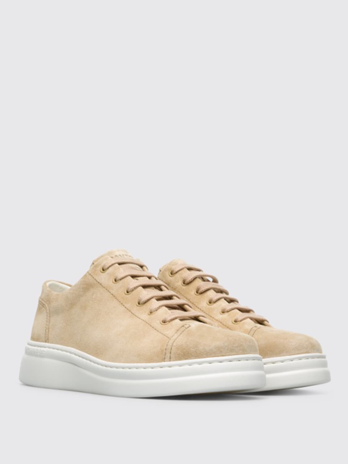 CAMPER SNEAKERS: Runner Up Camper sneakers in nubuck, Beige - Img 2