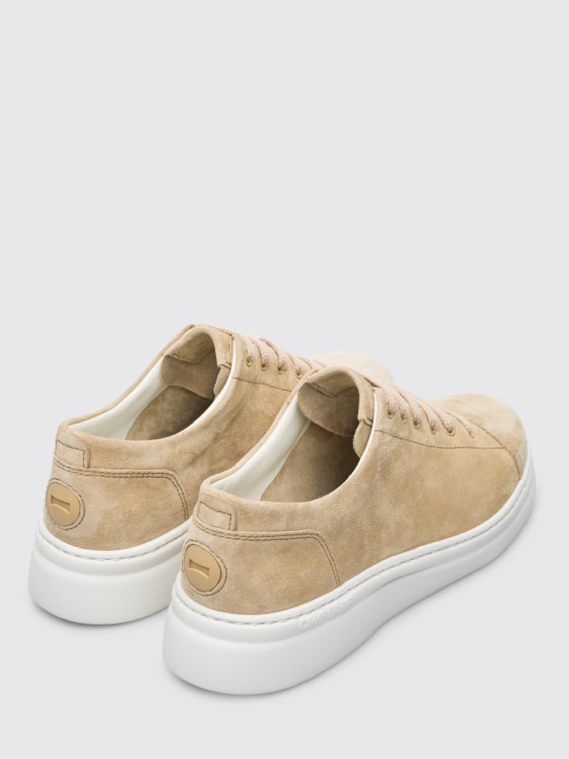 CAMPER SNEAKERS: Runner Up Camper sneakers in nubuck, Beige - Img 4