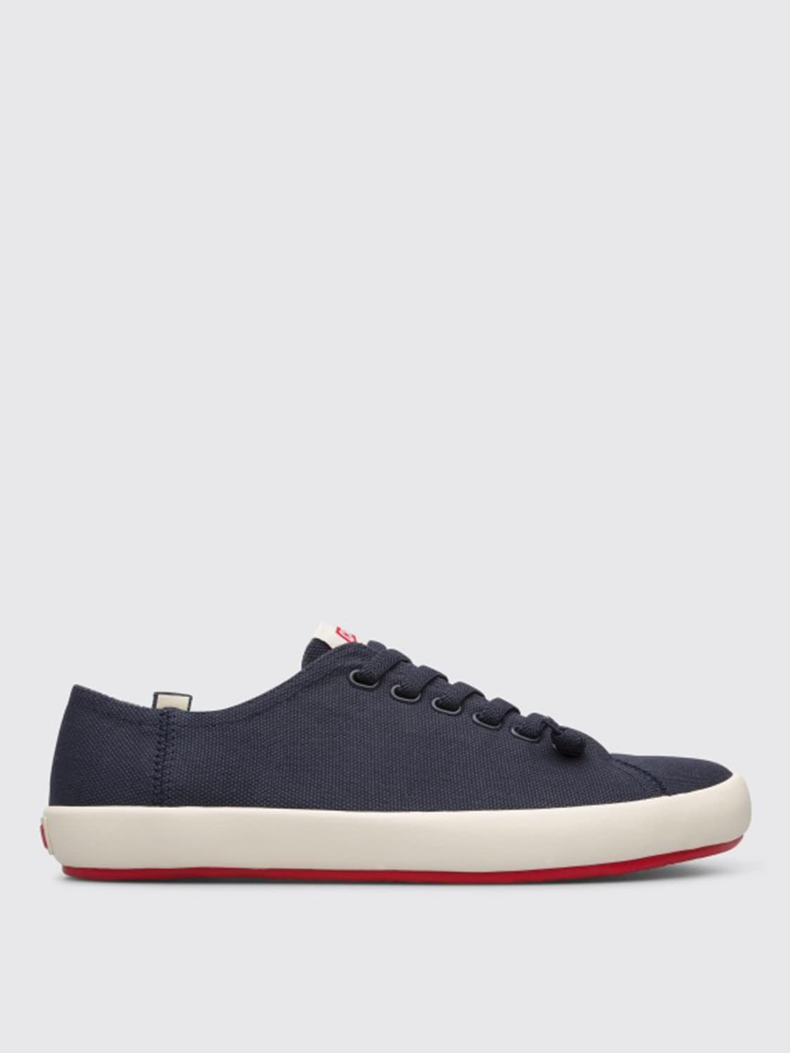 CAMPER SNEAKERS: Peu Rambla Camper sneakers in cotton, Blue - Img 1