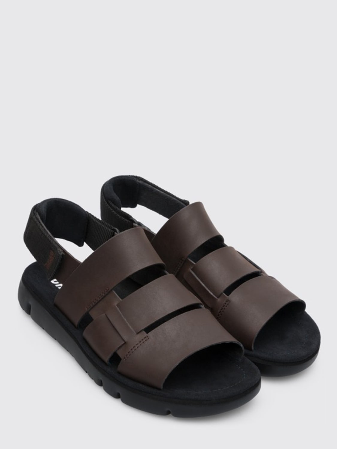 CAMPER SANDALS: Oruga Camper leather sandals, Multicolor - Img 2