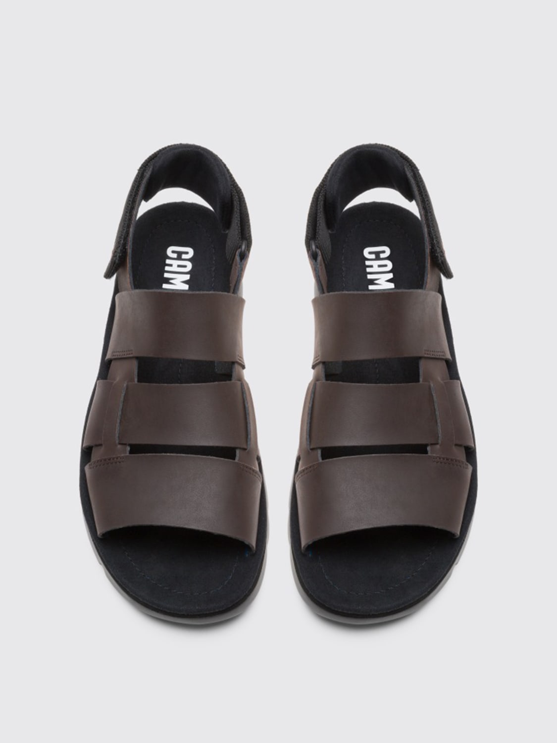 CAMPER SANDALS: Oruga Camper leather sandals, Multicolor - Img 4
