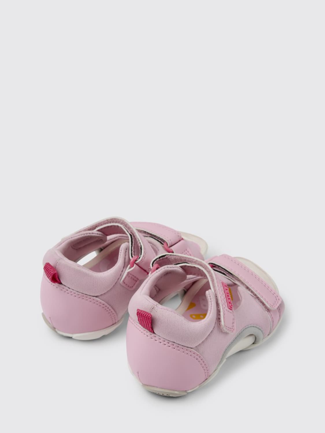 CAMPER SHOES: Ous Camper sandals in coffee yarn, Pink - Img 4