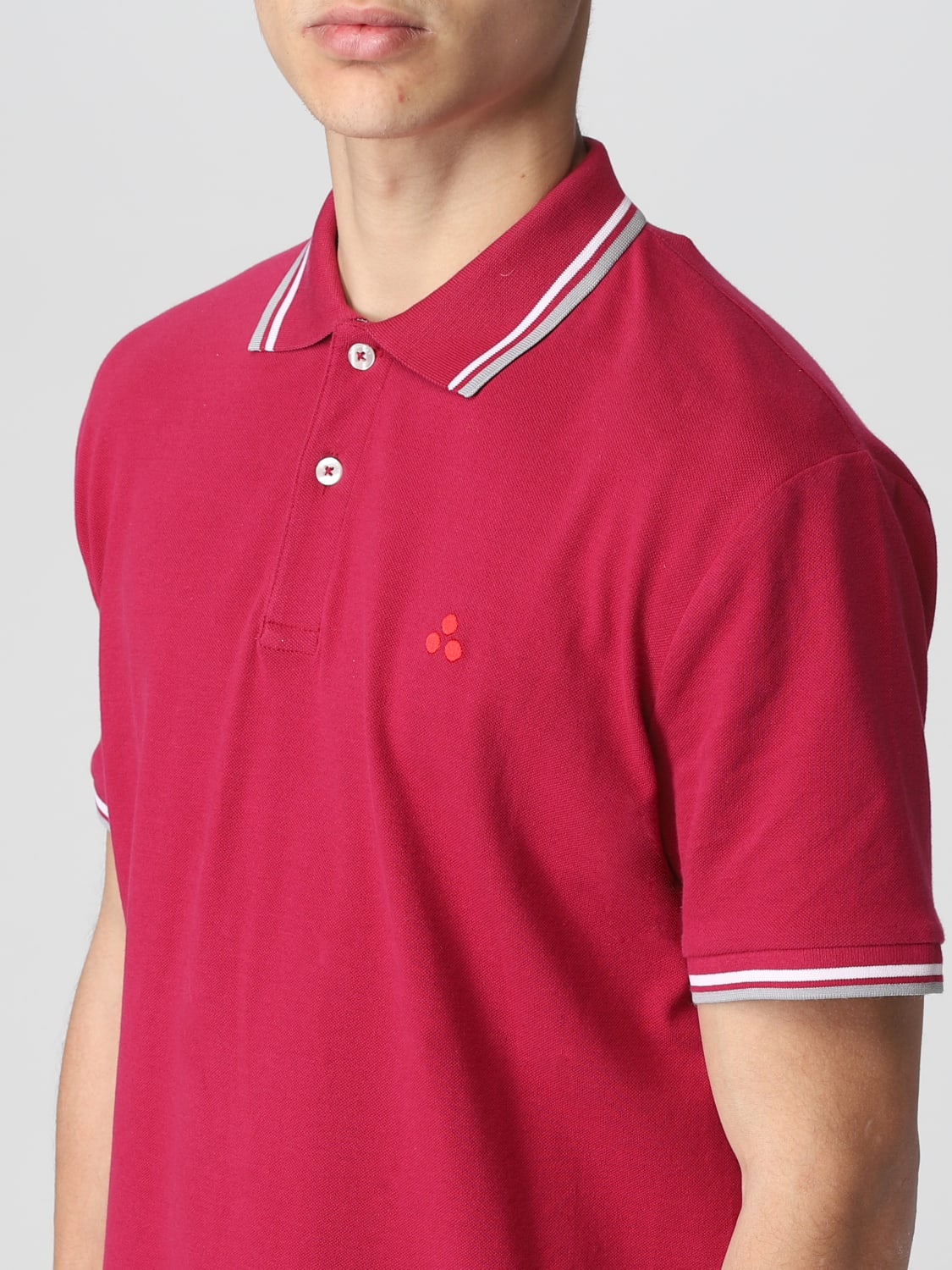 PEUTEREY POLO SHIRT: Polo shirt men Peuterey, Black Cherry - Img 3