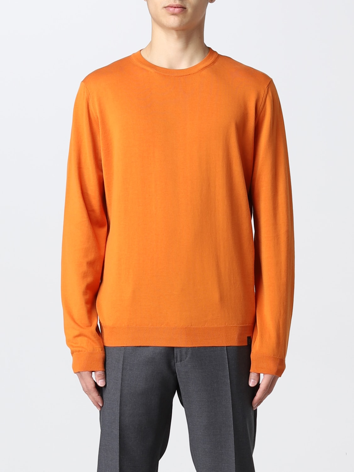 FAY SWEATER: Sweater men Fay, Orange - Img 1