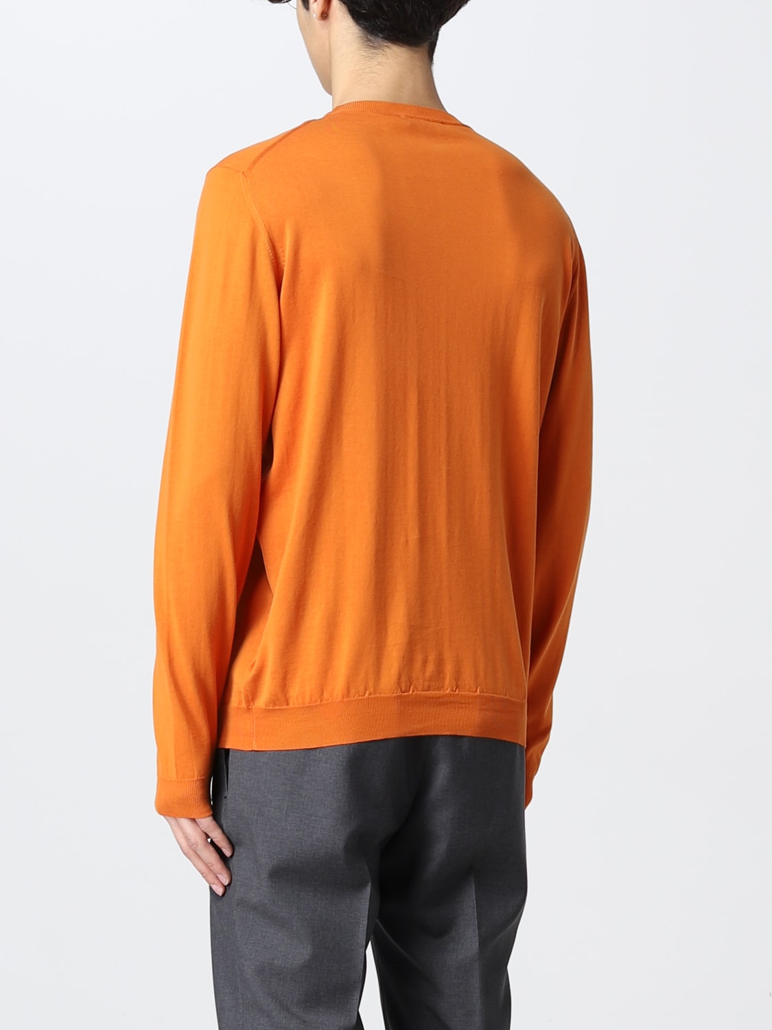 FAY SWEATER: Sweater men Fay, Orange - Img 2