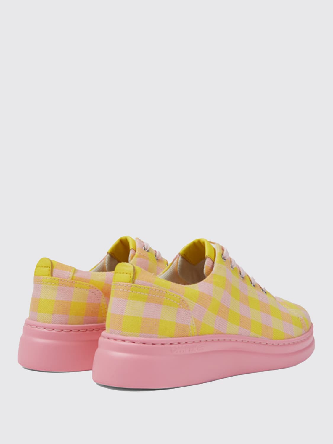 CAMPER SNEAKERS: Runner Up Camper sneakers in fabric and calfskin, Multicolor - Img 4