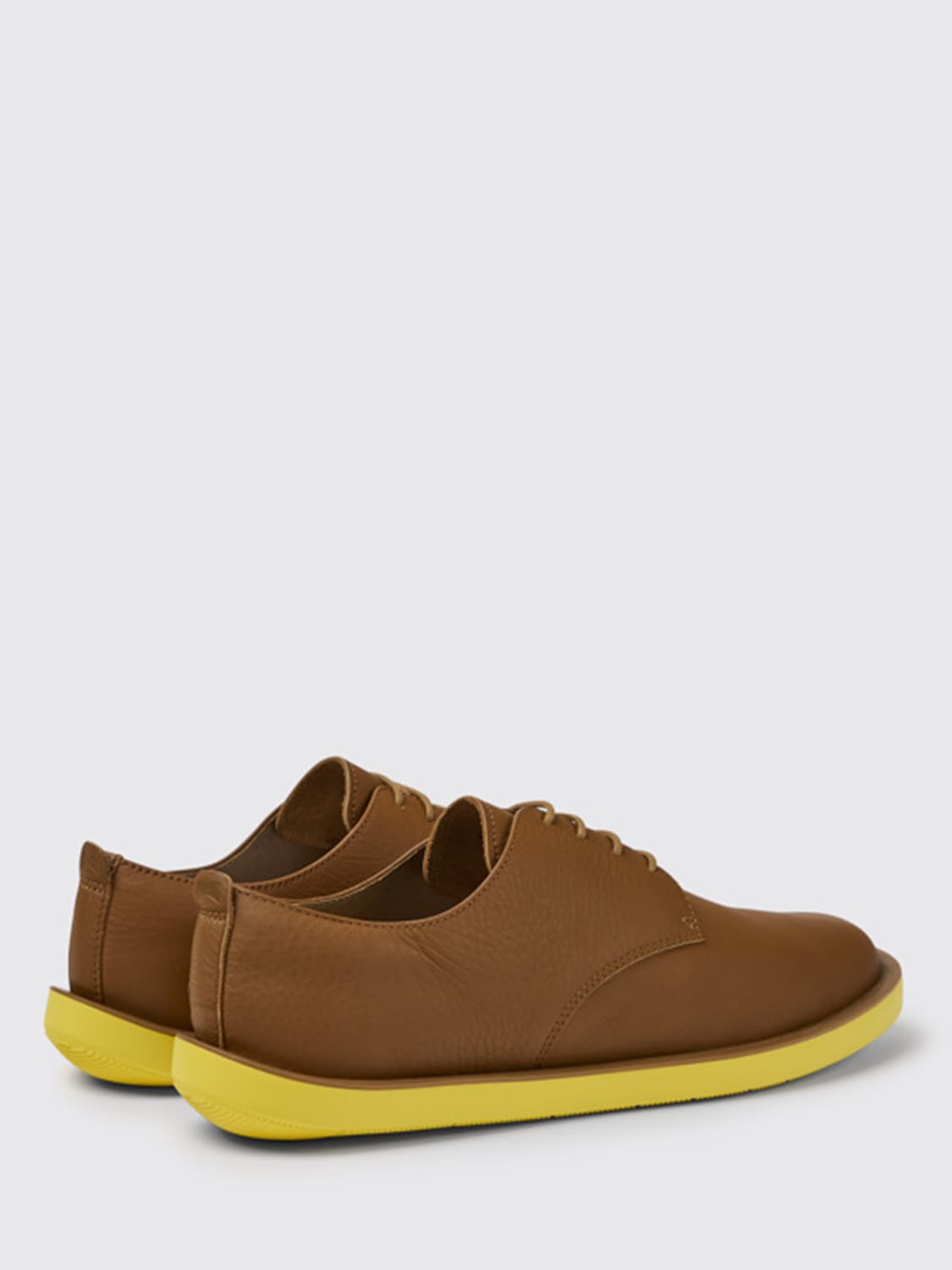 CAMPER BROGUE SHOES: Wagon Camper shoes in calfskin, Brown - Img 4