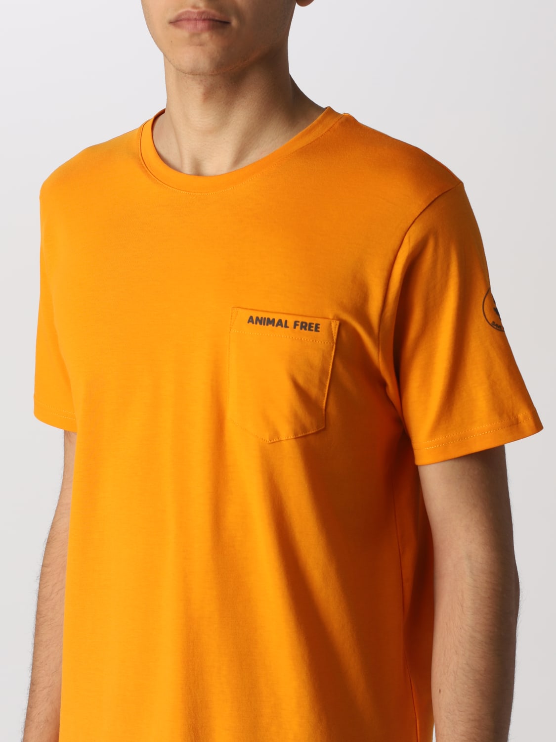 SAVE THE DUCK T-SHIRT: Save The Duck Herren T-Shirt, Orange - Img 3