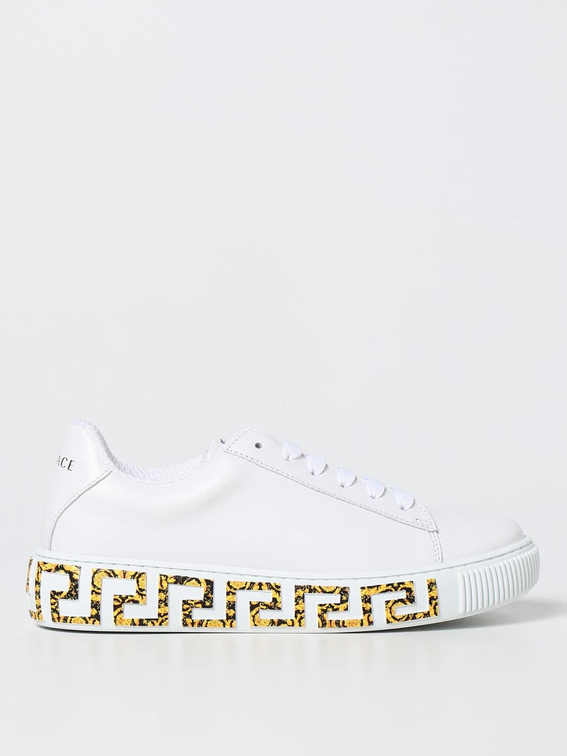 VERSACE SNEAKERS: Versace Young Jungen Schuhe, Weiß - Img 1