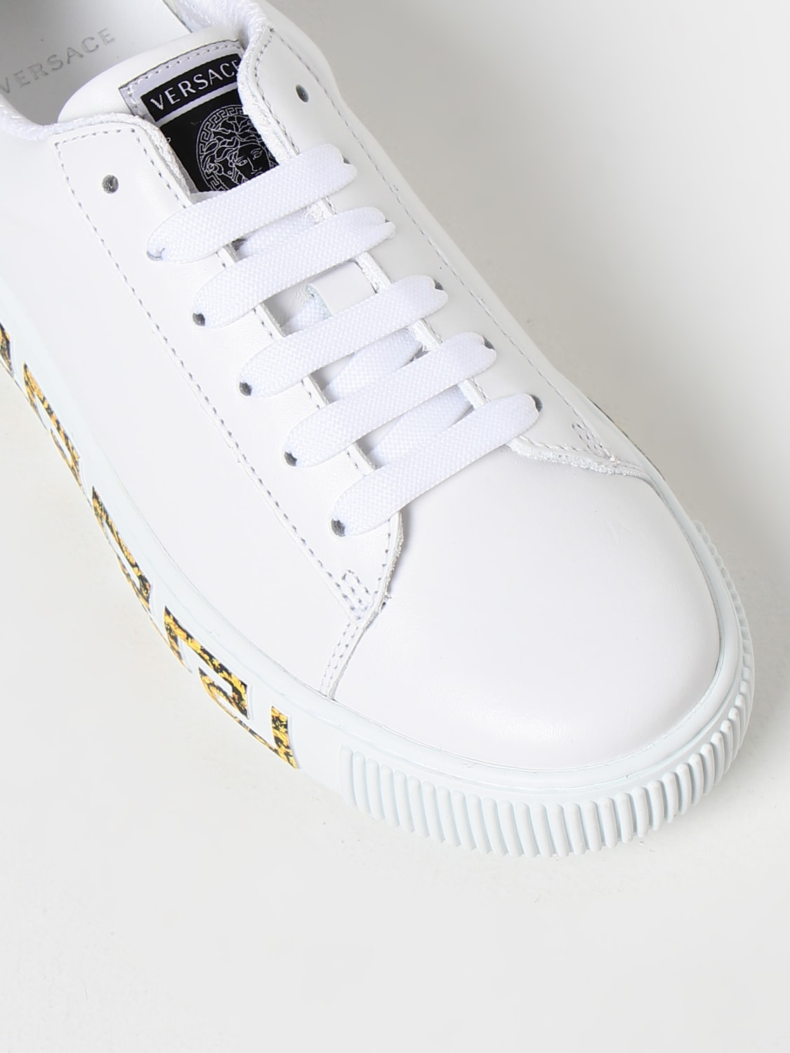 VERSACE SNEAKERS: Versace Young Jungen Schuhe, Weiß - Img 4
