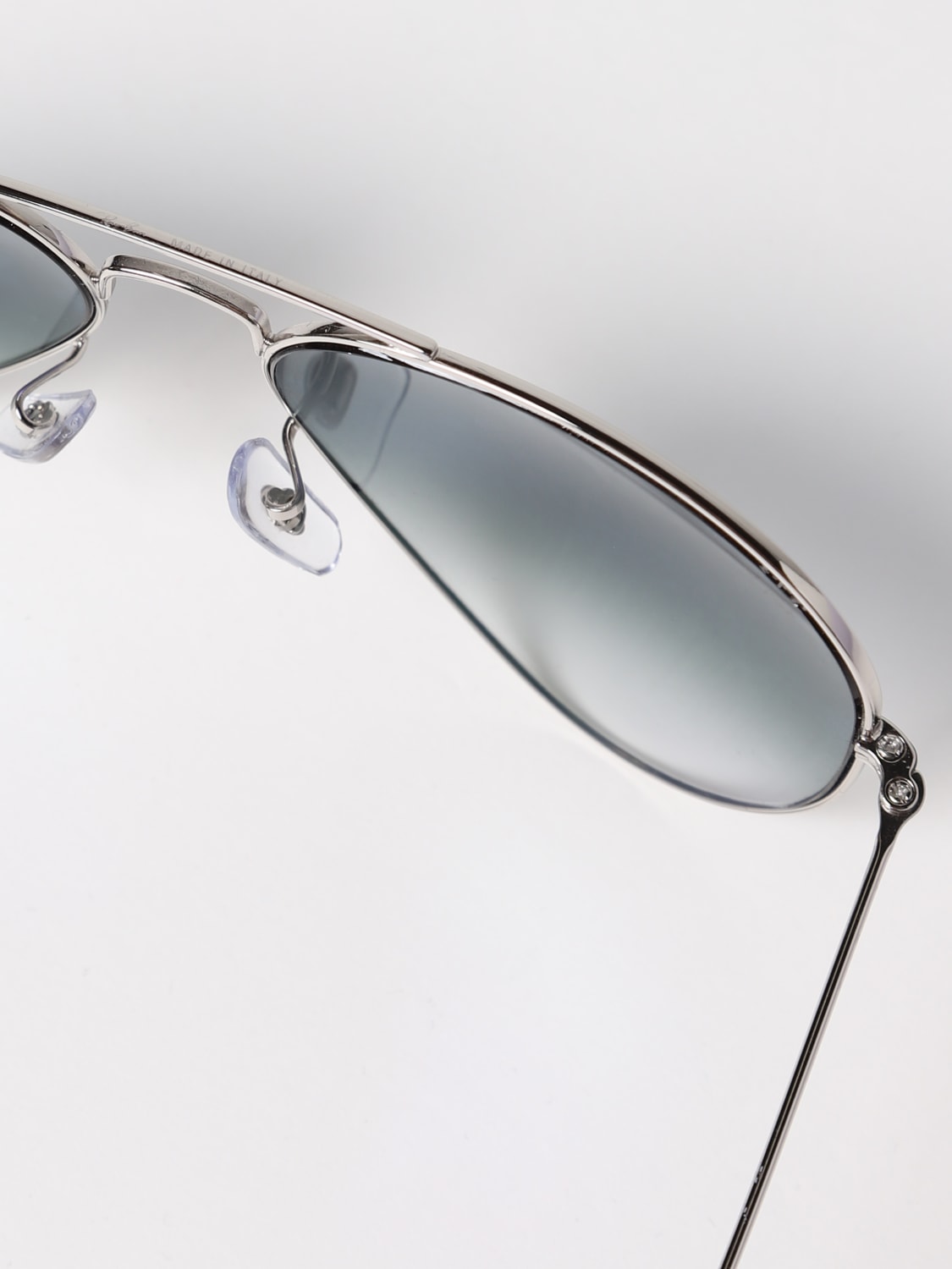 RAY-BAN SUNGLASSES: Aviator Ray-Ban metal sunglasses, Blue 2 - Img 4