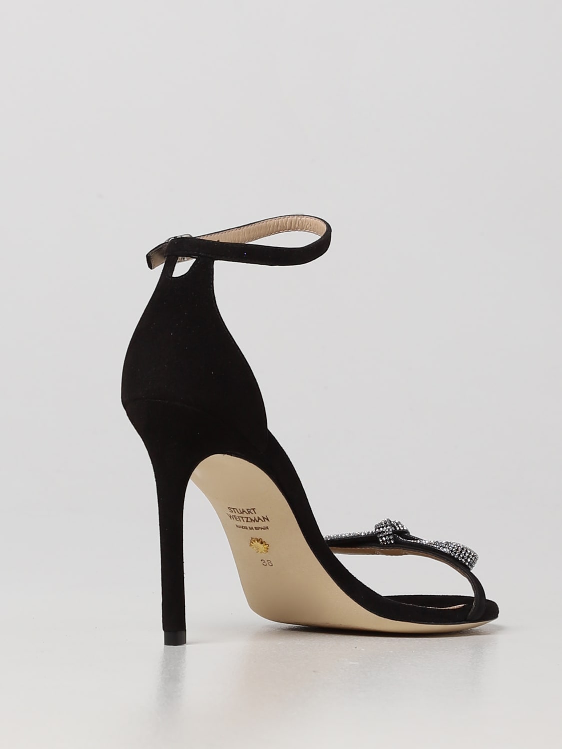 STUART WEITZMAN SANDALEN MIT ABSATZ: Stuart Weitzman Damen Sandalen mit Absatz, Schwarz - Img 3