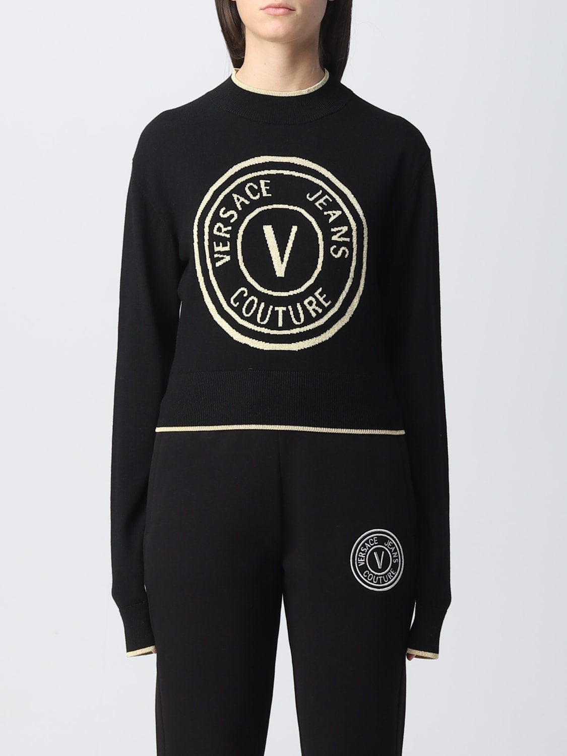 Versace Jeans Couture Outlet: Sweater women - Black