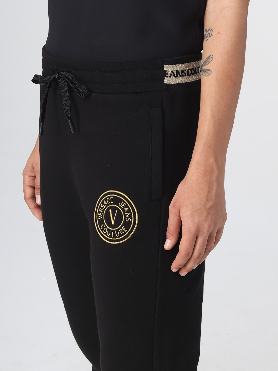 VERSACE JEANS COUTURE PANTALÓN: Pantalón mujer Versace Jeans Couture, Negro 1 - Img 3