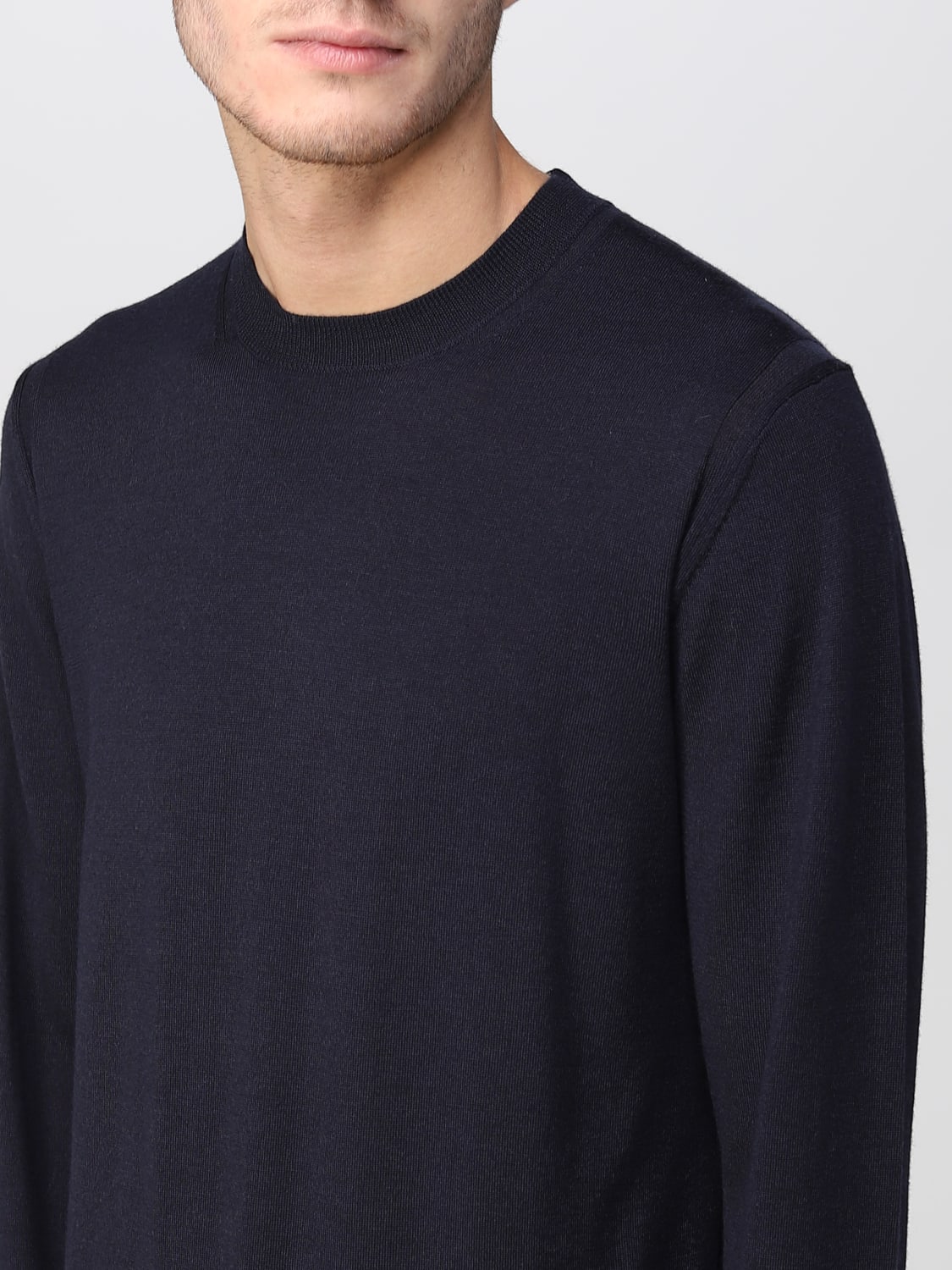 PAOLO PECORA СВИТЕР: Свитер Мужское Paolo Pecora, Синий - Img 3