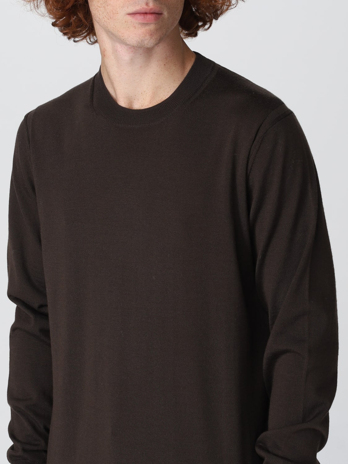 PAOLO PECORA PULLOVER: Paolo Pecora Herren Pullover, Braun - Img 3