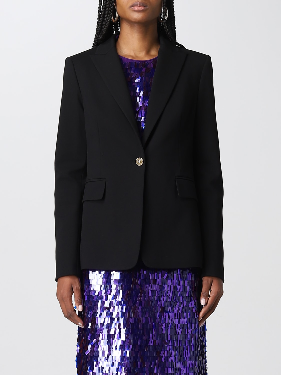 PINKO BLAZER: Jacket women Pinko, Black - Img 1