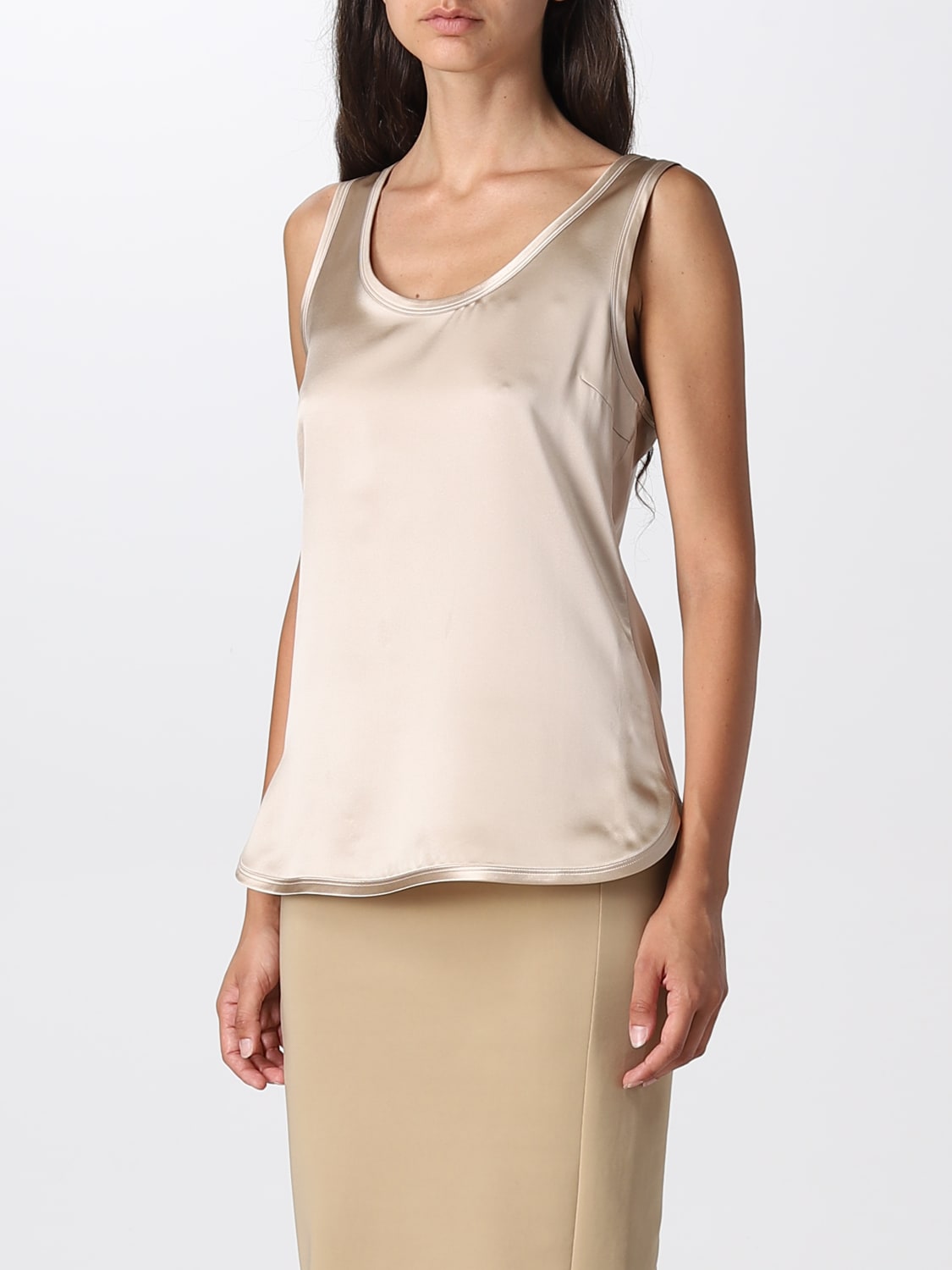 MAX MARA TOP: Sweater women Max Mara, Beige - Img 4