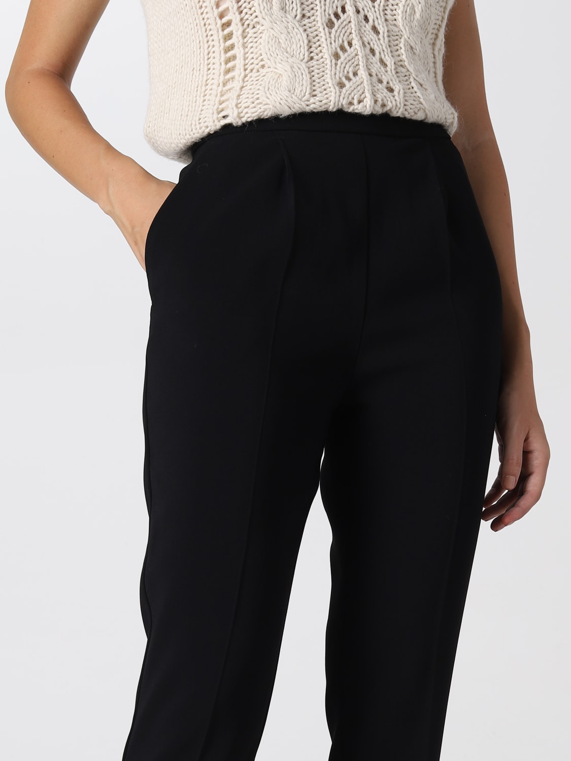 PINKO PANTS: Pants women Pinko, Black - Img 3