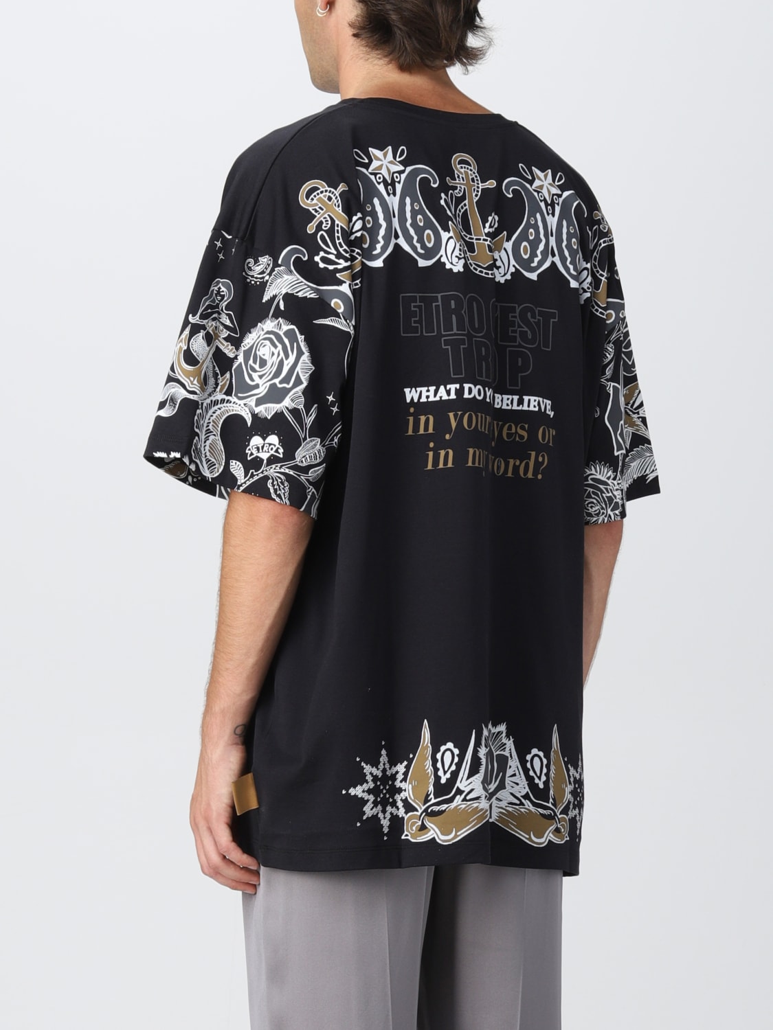 ETRO T-SHIRT: Etro T-Shirt aus Baumwolljersey, Bunt - Img 2