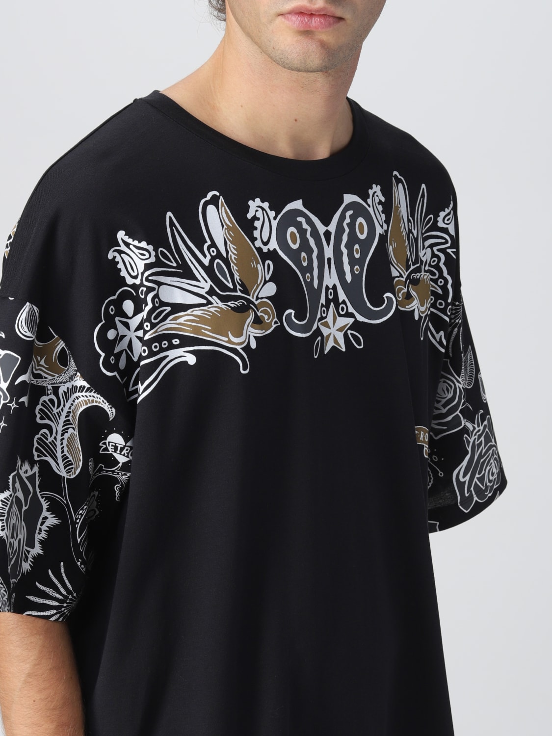 ETRO T-SHIRT: Etro T-Shirt aus Baumwolljersey, Bunt - Img 4