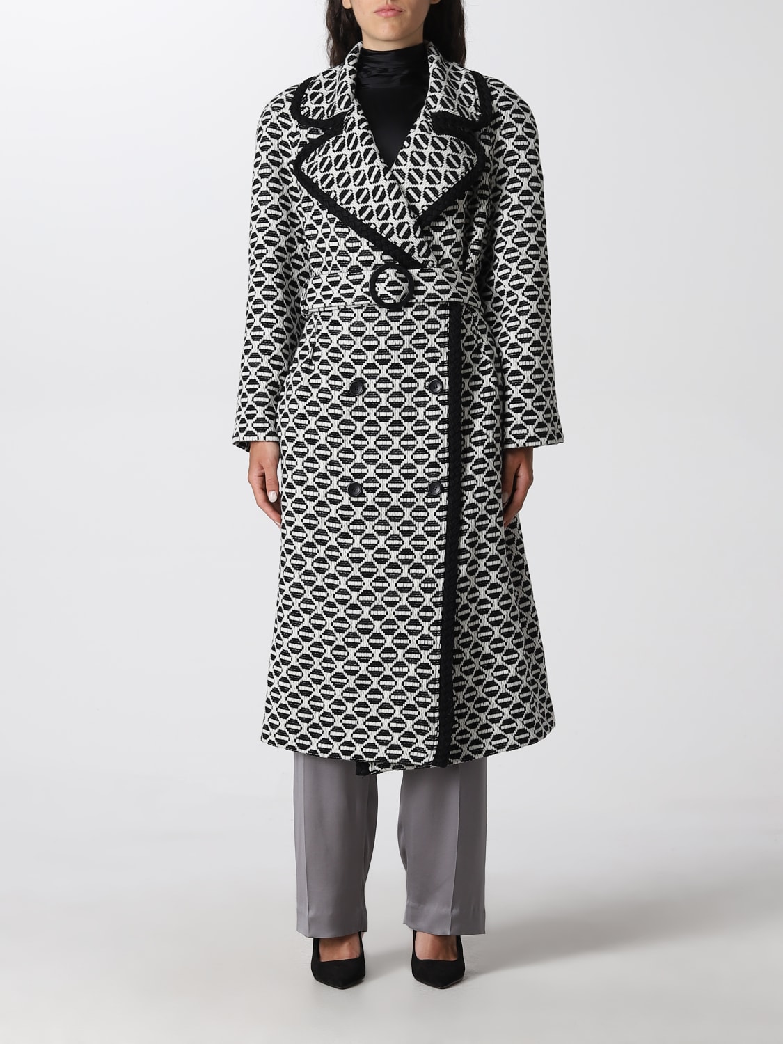 ALBERTA FERRETTI COAT: Coat women Alberta Ferretti, Multicolor - Img 1