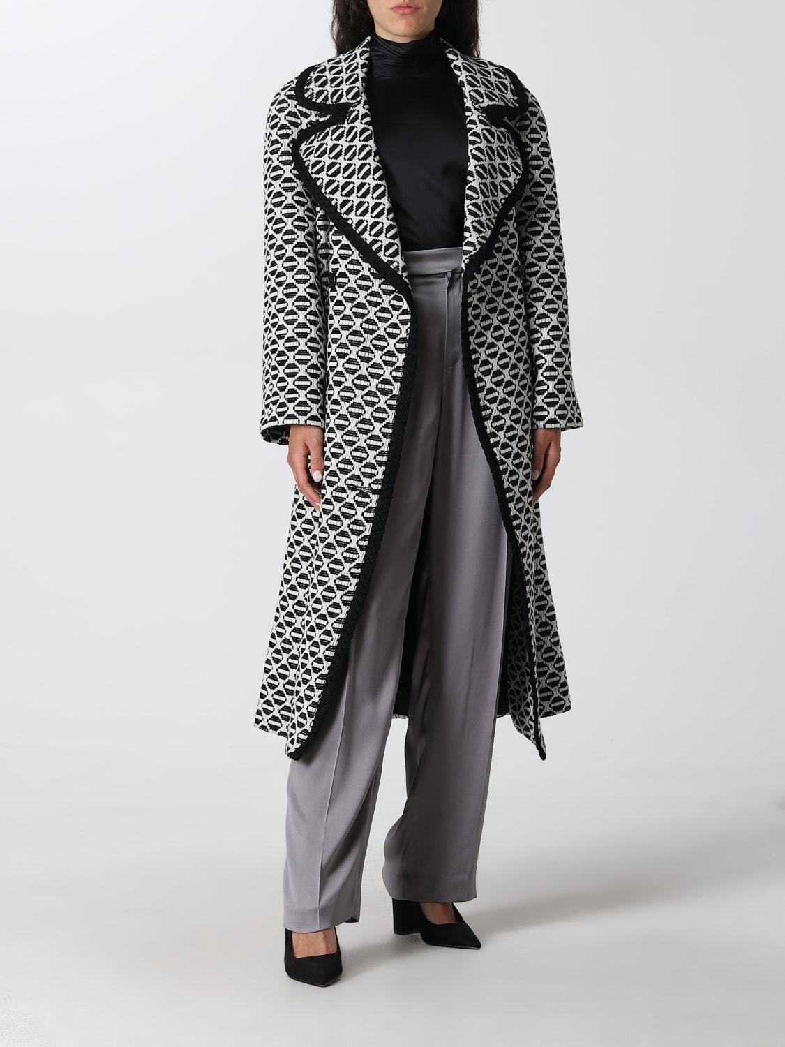 ALBERTA FERRETTI COAT: Coat women Alberta Ferretti, Multicolor - Img 2