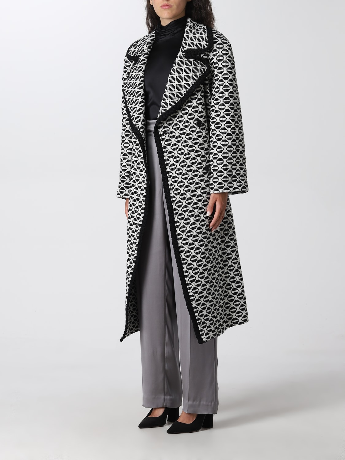 ALBERTA FERRETTI COAT: Coat women Alberta Ferretti, Multicolor - Img 4