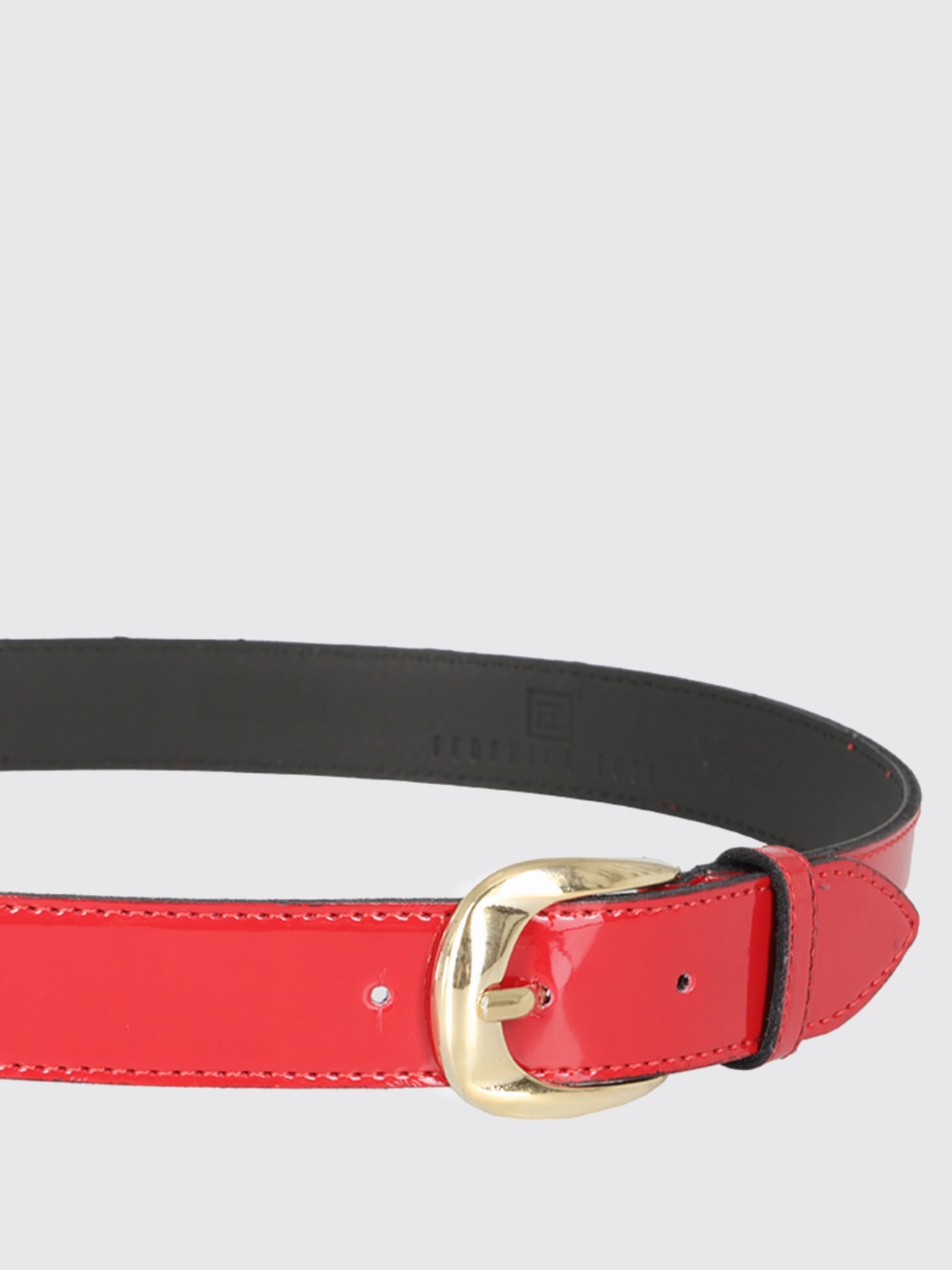FEDERICA TOSI CINTURA: Cintura Federica Tosi in vernice , Rosso - Img 2