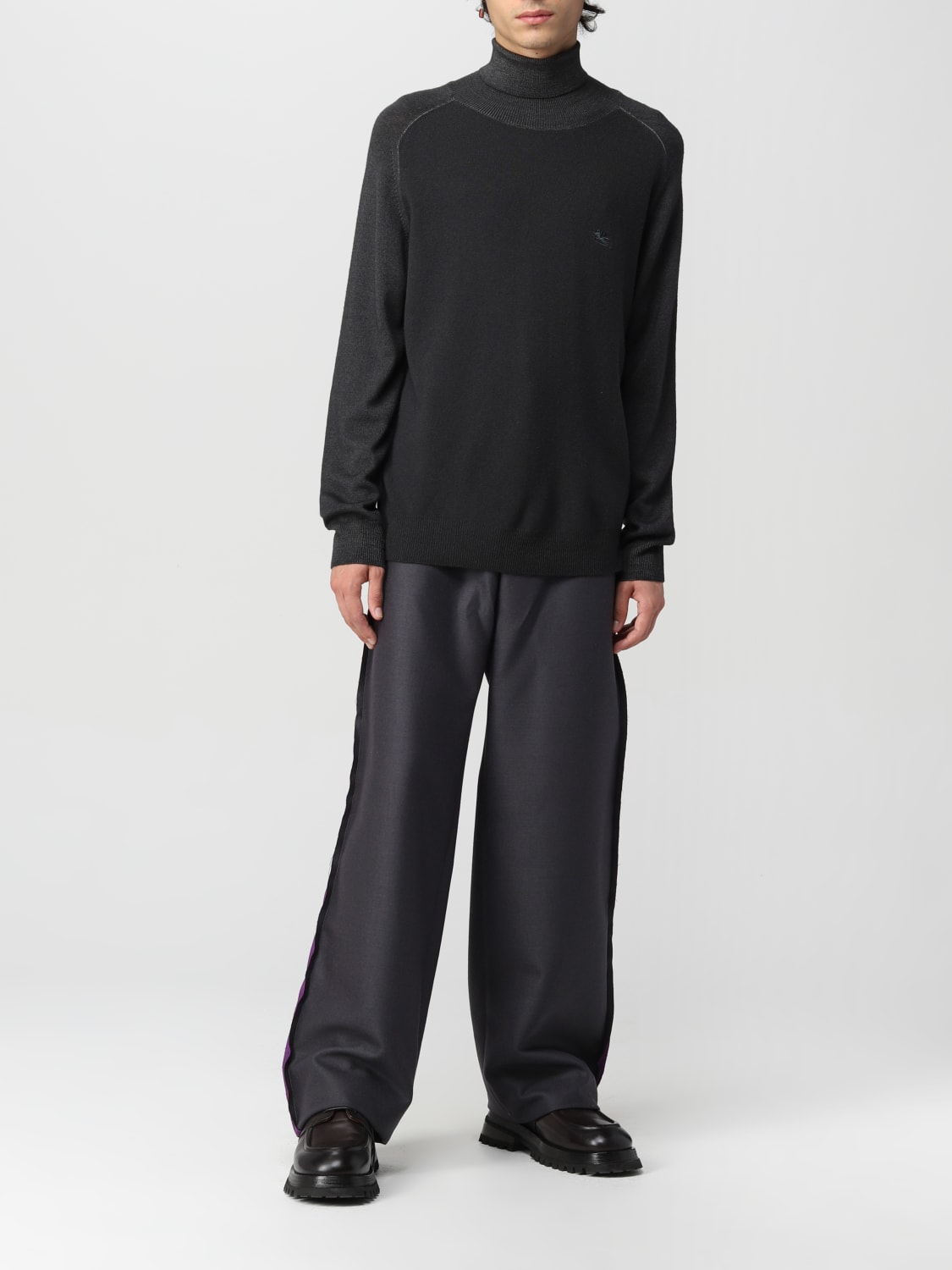 ETRO SWEATER: Sweatshirt men Etro, Grey - Img 2