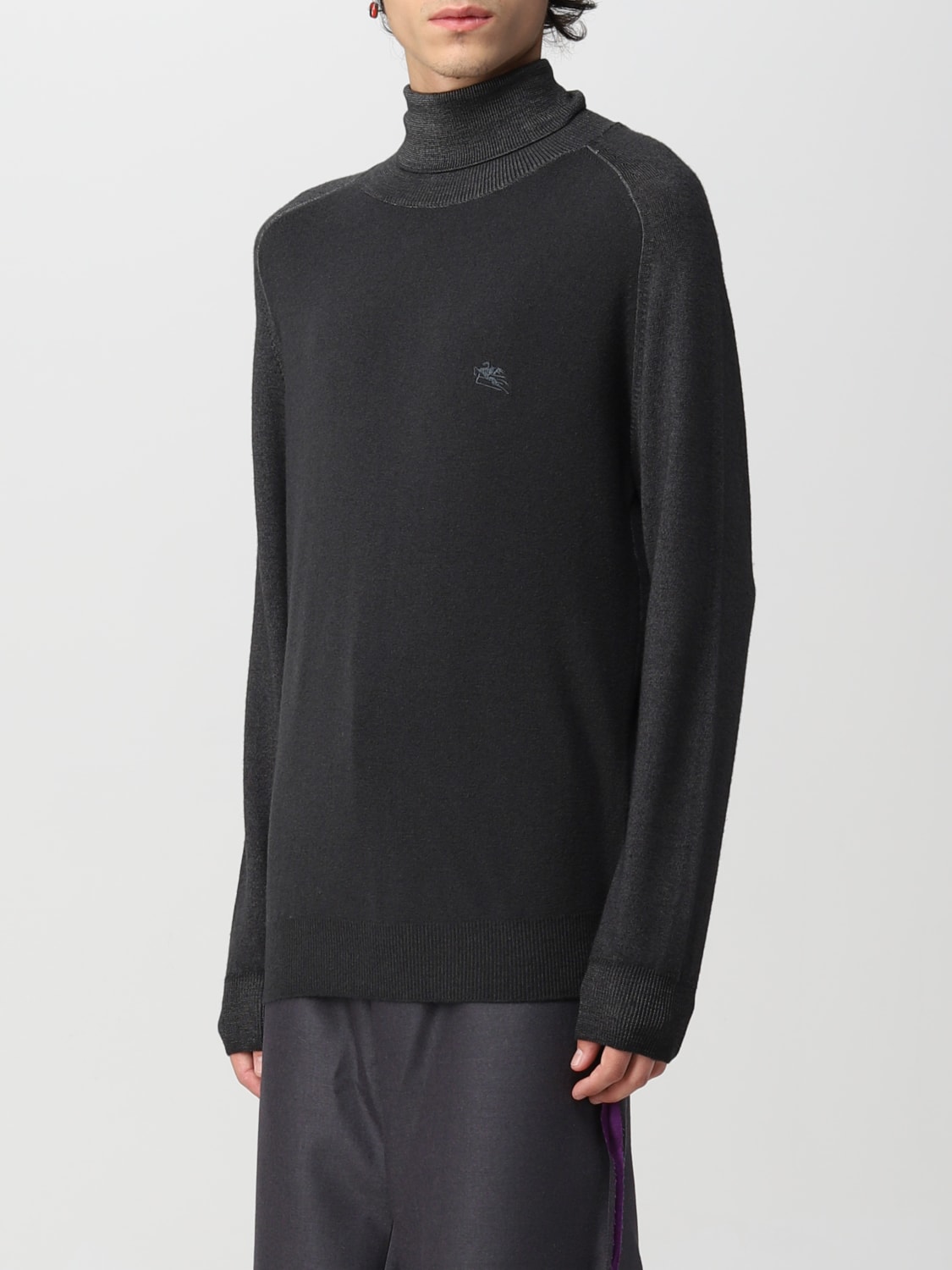 ETRO SWEATER: Sweatshirt men Etro, Grey - Img 4