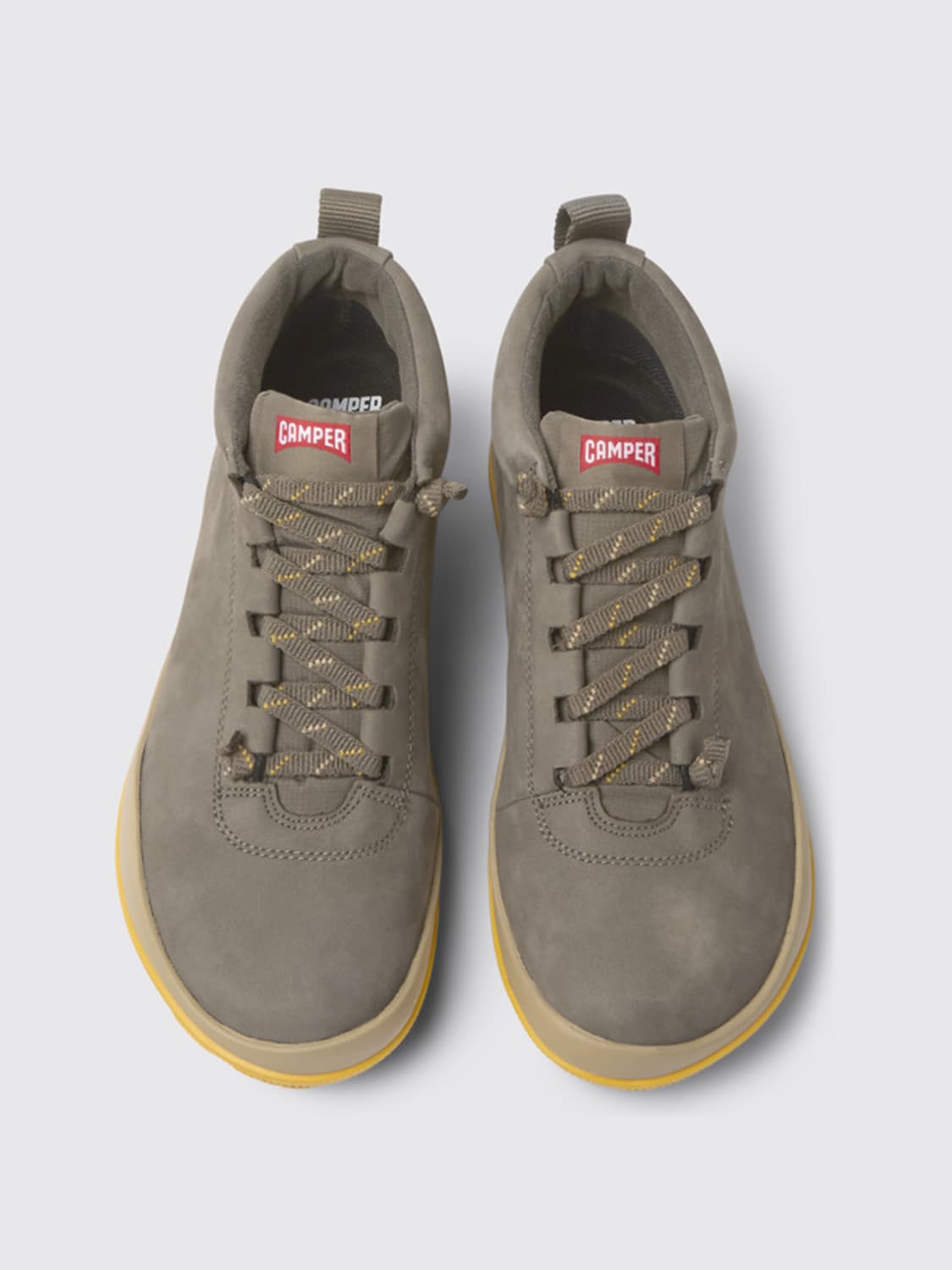 Camper Outlet: Flat booties women - Brown | Camper flat