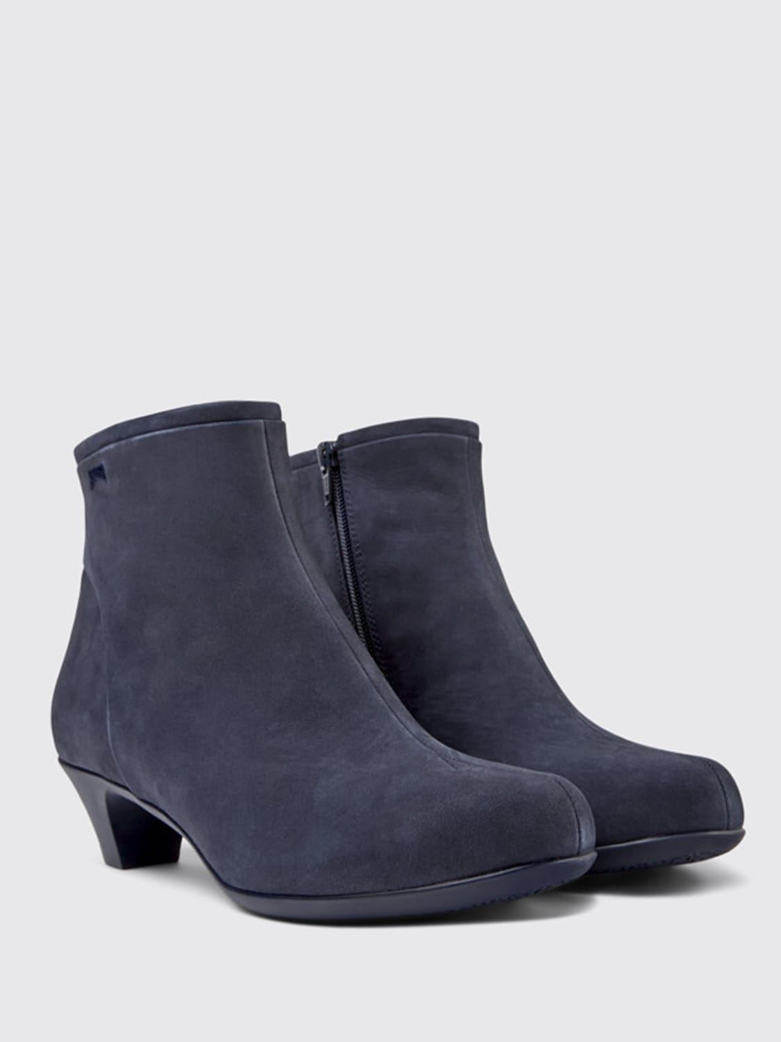 Camper Outlet Flat booties women Blue Camper flat ankle boots 46232 034 HELENA online at GIGLIO.COM