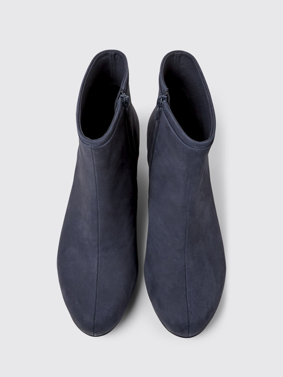 ショートブーツ・ブーティ CAMPER Woman Flat ankle boots Blue 46232-034 HELENA 0 CAMPER: Flat booties women - Blue | Camper boots 46232-034