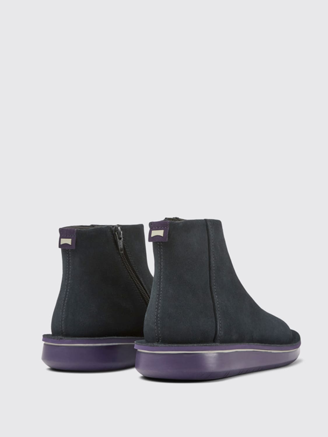 Camper Outlet: Flat booties women - Grey | Camper flat ankle