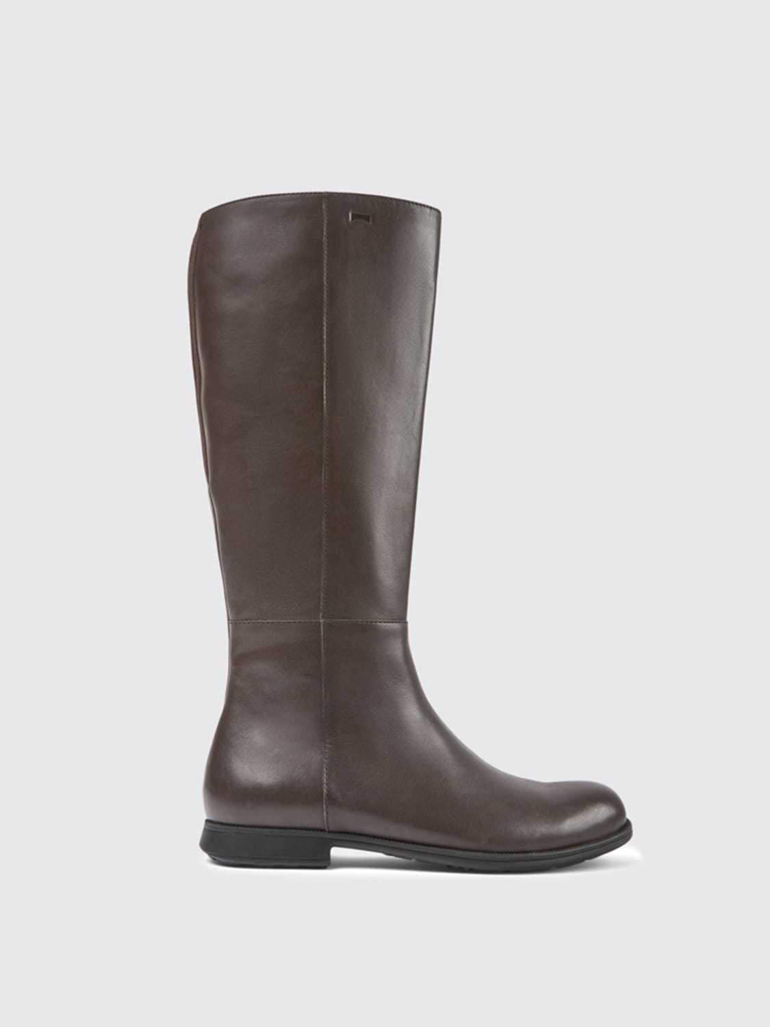 CAMPER BOOTS: Flat booties women Camper, Brown - Img 1