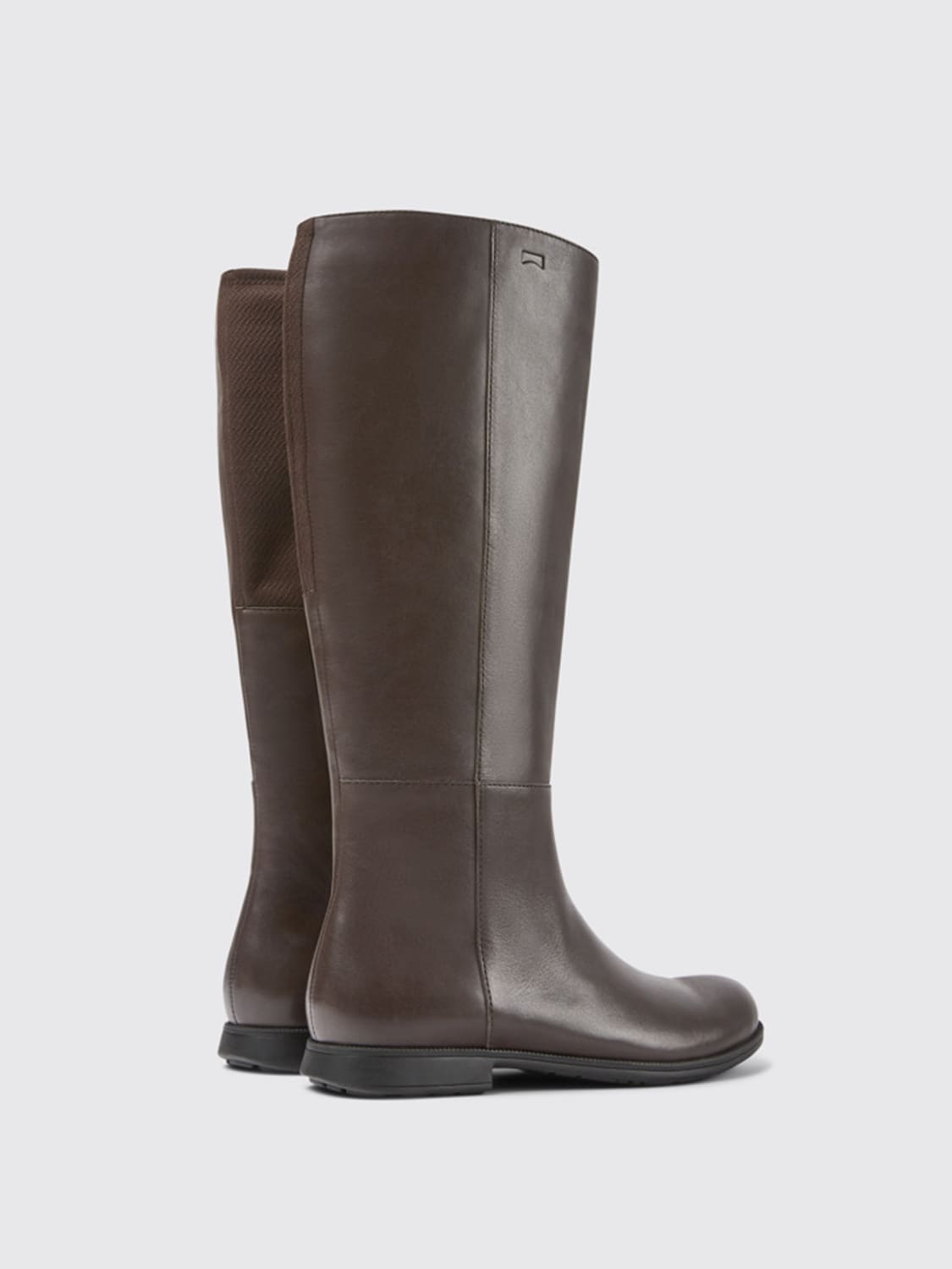 CAMPER BOOTS: Flat booties women Camper, Brown - Img 3