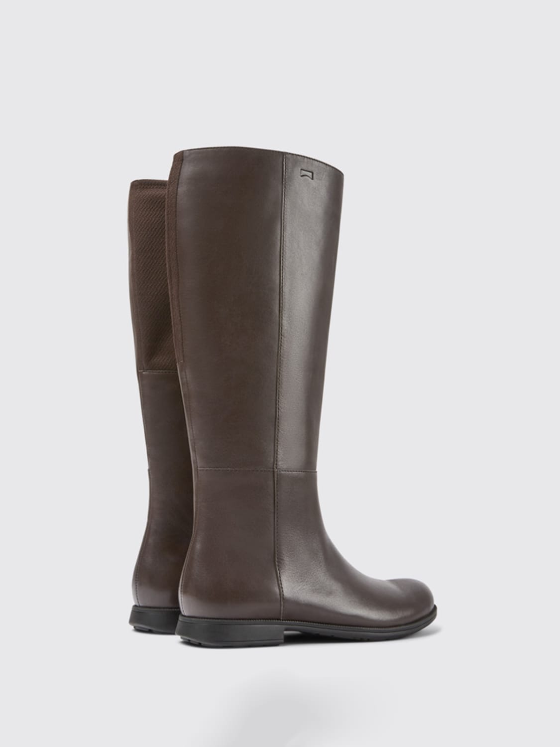 CAMPER BOOTS: Flat booties women Camper, Brown - Img 4