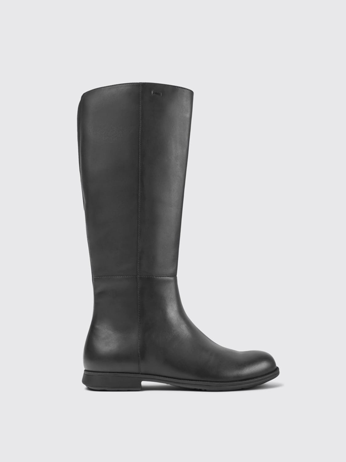 CAMPER BOOTS: Flat booties women Camper, Black - Img 1