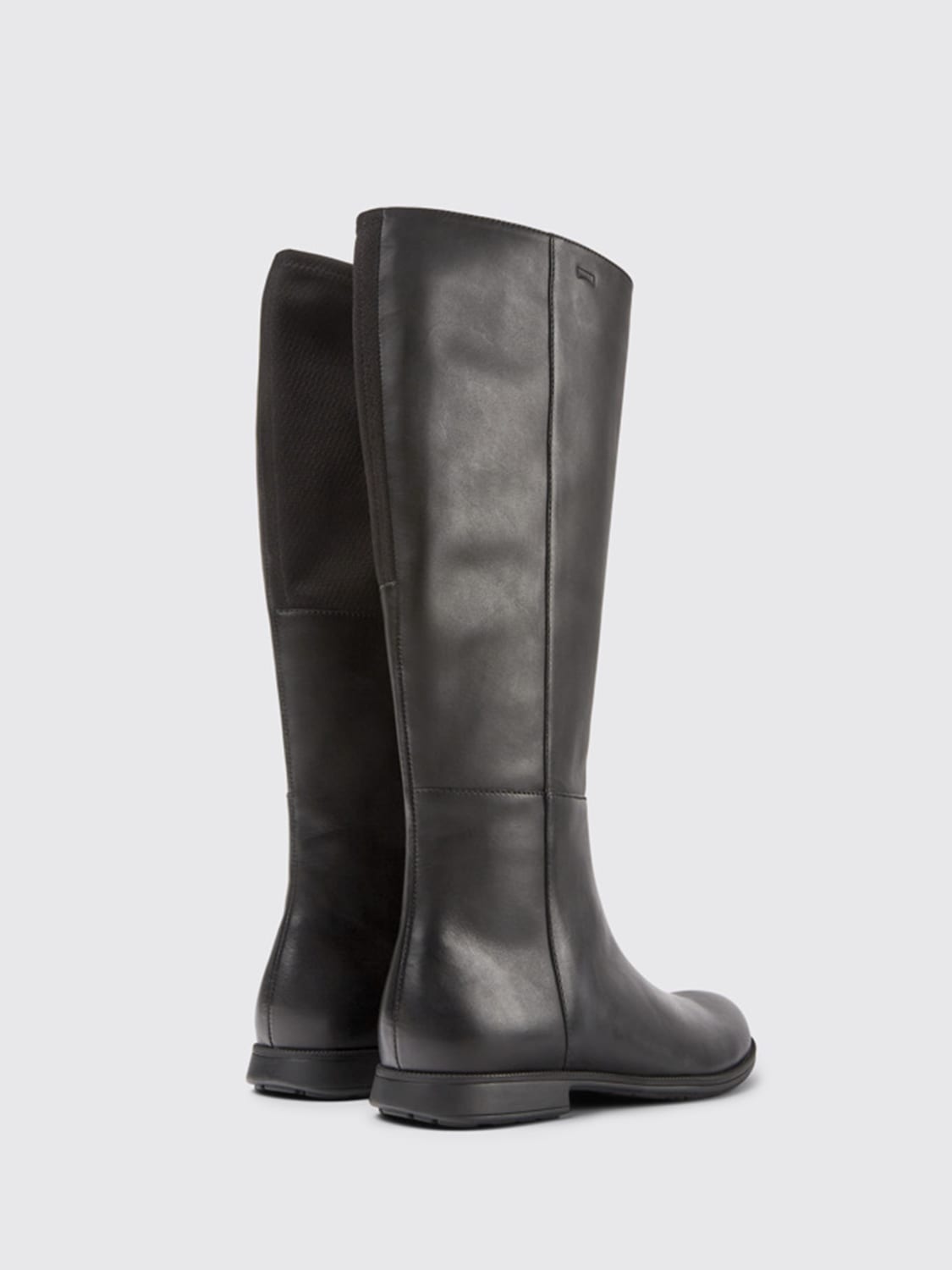 CAMPER BOOTS: Flat booties women Camper, Black - Img 3